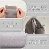 BENECREAT 3Pcs 3 Colors 95% Cotton & 5% Elastic Fiber Ribbing Fabric for Cuffs FIND-BC0004-41-4