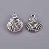 Tibetan Style Alloy Pendants TIBEP-17997-AS-RS-1