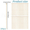 ANATTASOUL 100Pcs Brass Ball Head Pins KK-AN0001-02-2