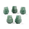 Natural Green Aventurine Owl Display Decorations G-N345-04D-1