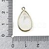 Natural Dyed Quartz Crystal Faceted Pendants G-M431-17G-01-3