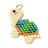 Handmade MIYUKI Seed Beads PALLOY-MZ00306-4