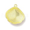Rack Plating Alloy Enamel Pendants PALLOY-M199-22G-2