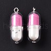 Translucent Plastic Pendants KY-L006-29G-3