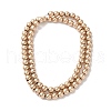 Electroplated Synthetic Magnetic Hematite Beads Strands G-I364-D01-LG-2