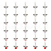 Glass Pendant Decorations HJEW-GO00025-1