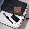 ANATTASOUL 2Pcs 2 Colors Rectangle Cowhide Multipurpose Makeup Bags AJEW-AN0007-40-6