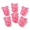 Luminous Transparent Acrylic Beads OACR-G033-06D-03-2