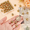   45Pcs 3 Styles Hollow Tibetan Style Alloy Beads FIND-PH0021-10-3