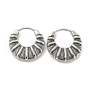 316 Surgical Stainless Steel Hoop Earrings EJEW-D096-10A-AS-1