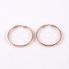 Ring 304 Stainless Steel Hoop Earrings EJEW-P040-52RG-2