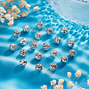 20Pcs Tibetan Style Alloy Beads TIBE-LP0001-06-3