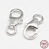 925 Sterling Silver Lobster Claw Clasps STER-F014-09A-3