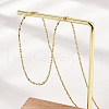 Brass Ball Chain Necklaces KK-P304-03KCG-2