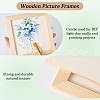DIY Children Wood Decoration Clay Picture Frame WOOD-WH20008-07G-5