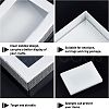 Rectangle Valentines Day Presents Packages Cardboard Jewelry Set Boxes CBOX-NB0001-03-6