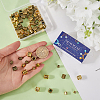 SUNNYCLUE 100Pcs 10 Styles Tibetan Style Alloy Spacer Beads TIBEB-SC0001-28-3