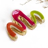 Alloy Enamel Claw Hair Clips PW-WG5535B-01-1