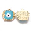 Eco-Friendly Alloy Enamel Pendants ENAM-N050-31C-NR-2