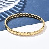 304 Stainless Steel Bangles for Women AJEW-P127-08G-2