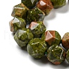 Natural Unakite Beads Strands G-C085-A08-01-4
