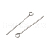 304 Stainless Steel Eye Pins STAS-K293-13P-0.6x26mm-2
