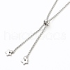 Tarnish Resistant 304 Stainless Steel Slider Bracelets Making AJEW-JB00784-4