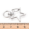 Alloy Swivel Snap Hook Clasps PALLOY-T090-80P-3