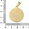 304 Stainless Steel Enamel Pendants STAS-G346-44G-3