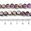 Electroplate Glass Beads Strands EGLA-C010-01A-HP01-4