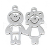 Non-Tarnish 201 Stainless Steel Pendants STAS-T008-065-1-1