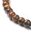 Natural Tiger Eye Beaded Stretch Bracelets BJEW-D446-A-29-3