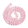 Transparent Baking Paint Glass Beads Strands X1-DGLA-A034-T8mm-D09-2