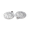 304 Stainless Steel Pendant Rhinestone Settings STAS-P324-37P-3