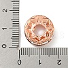 Brass European Beads KKB-L215-030RG-3