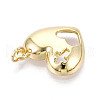 Brass Pendants KK-N268-57G-2