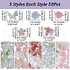 ARRICRAFT 5 Sets 5 Colors Resin Cabochons MRMJ-AR0001-23-2