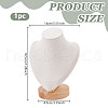  1Pc Microfiber Necklace Display Stands NDIS-NB0001-09-2