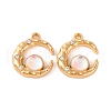 Alloy Crystal Rhinestone Pendants ALRI-M021-08D-1