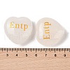Natural Quartz Crystal Heart Engraving MBTI Figurines Statues for Home Office Desk Decorations X1-G-K353-05O-3
