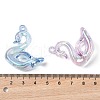 Electroplate Transparent UV Plating Acrylic Pendants OACR-I014-28-4