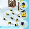 GOMAKERER 15Pcs Handmade Lampwork Beads LAMP-GO0001-15-5