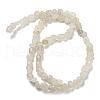 Natural White Jade Bead Strands G-F465-58-2