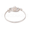 Mother's Day Jewellery Copper Wire Wrapped Natural Cultured Freshwater Pearl Beads Finger Rings for Women RJEW-JR00775-02-4