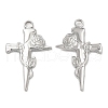 Non-Tarnish 304 Stainless Steel Pendants STAS-L020-028P-1