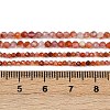 Natural Red Agate Beads Strands G-RM2025-B32-5