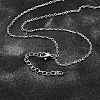 Non-Tarnish 304 Stainless Steel Cable Chain Necklace X-STAS-T040-PJ204-70-1