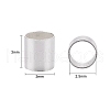 Brass Crimp Beads KK-YW0001-22-2