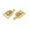 Alloy Enamel Pendants ENAM-D046-13G-02-2