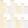 SOFPLATE 600Pcs 3 Styles Brass Eye Pin KK-SP0001-75G-1